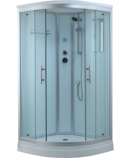 Timo Standart T-6609 S Silver душевая кабина (90*90*220)